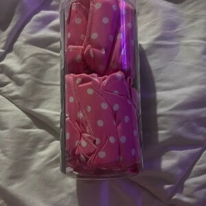 Pink Polka Dot Hair Rollers